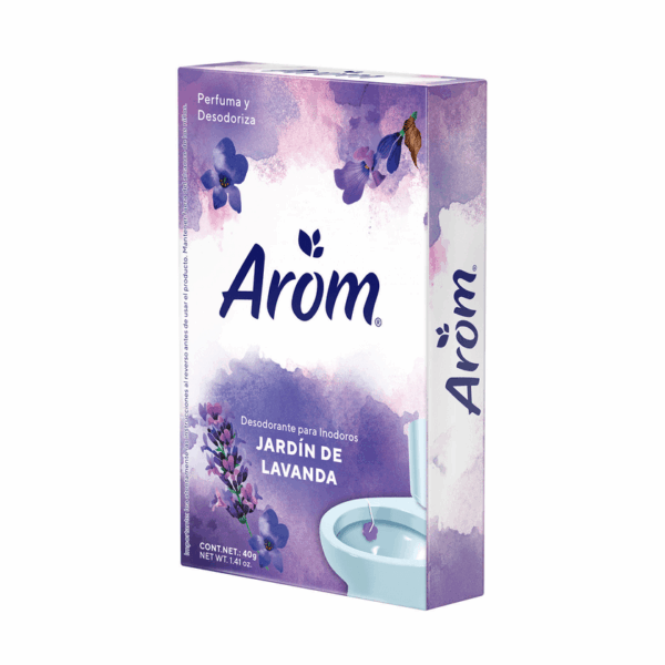 Desodorante para WC Arom Pastilla Jardín de Lavanda 40 g