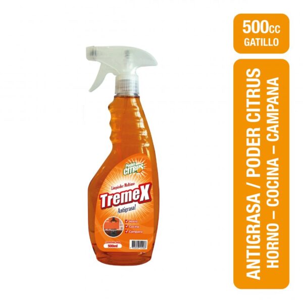 Limpiador Antigrasa Tremex Naranja Gatillo 500 ml